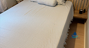 Handcrafted Floating Bed with Concealed Frame 9